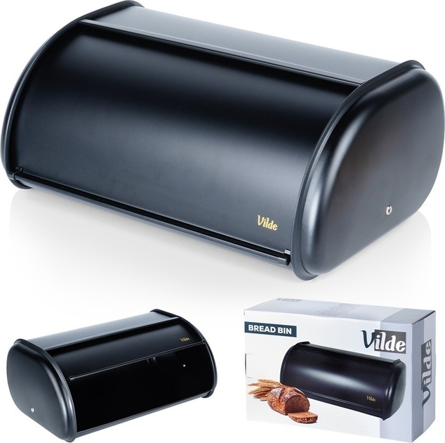 Chlebak Vilde stalowy Czarny (5904316472832) - obraz 5