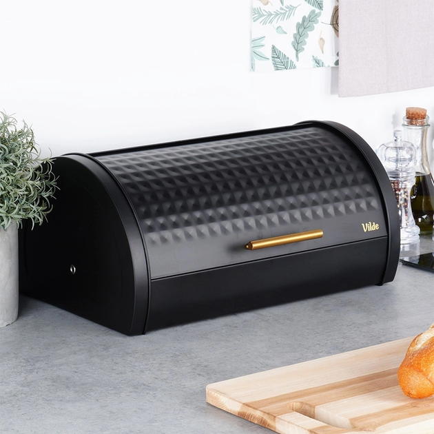 Chlebak Vilde metalowy Czarny (5904316472818) - obraz 7