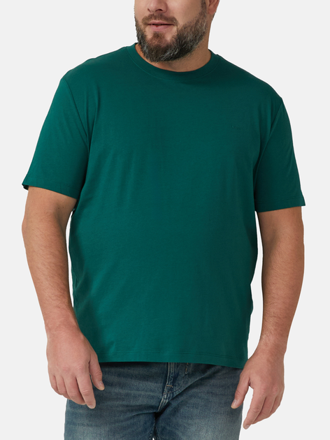 Футболка бавовняна довга чоловіча s.Oliver 10.3.16.12.130.2174165-7953 6XL Зелена (4099978344687) - зображення 1