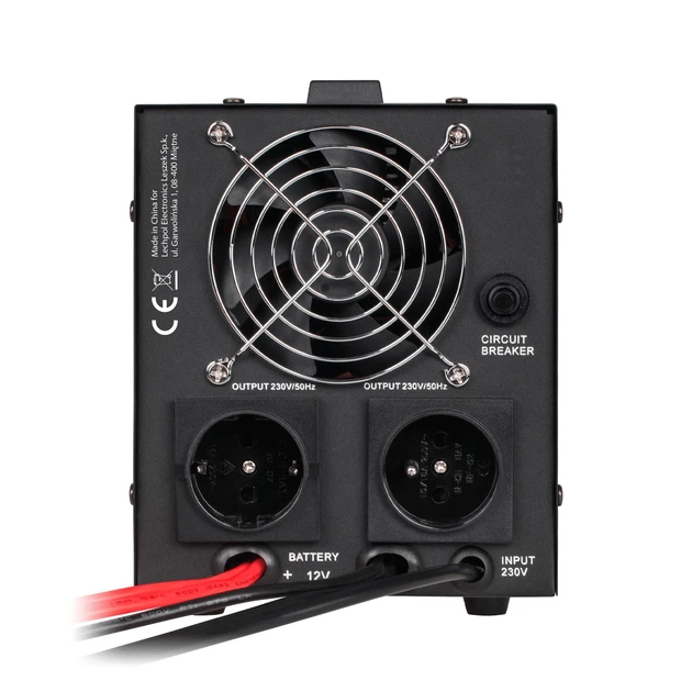 Источник бесперебойного питания KEMOT PROsinus-800 12/230V (500W / 800VA) (ИБП) Kemot черный (URZ3405B) - изображение 3