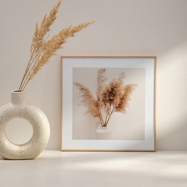 Картина Homla сухоцвіти у вазоні 30 x 30 см (5906496757662) - зображення 3