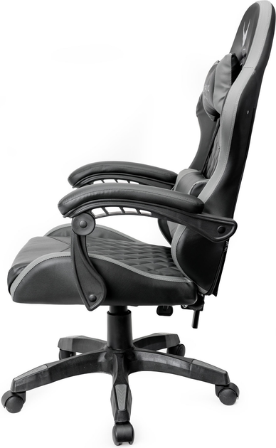 Fotel gamingowy VARR Fiorano Black-Grey (5907595458412) - obraz 4