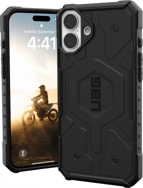 Etui UAG Pathfinder Magsafe dla Apple iPhone 16 Plus Black (AW82-0A2) - obraz 4