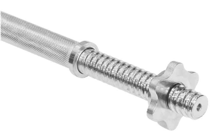 Гриф прямий Rebel Active RBA-2211 25 мм для гантелей 40 см 1.8 кг набір 2 шт (5901890100649) - зображення 3