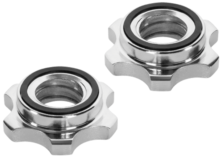 Гриф прямий Rebel Active RBA-2211 25 мм для гантелей 40 см 1.8 кг набір 2 шт (5901890100649) - зображення 4