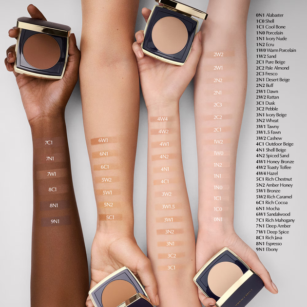 Пудра для обличчя Estee Lauder Double Wear Stay-in-Place Matte Powder Foundation SPF10 3C2 Pebble 12 г (0887167661011) - зображення 4