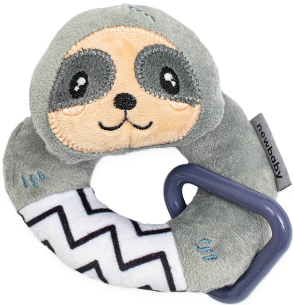 Grzechotka Baby Mix New Baby Sloth (8596164140208) - obraz 1
