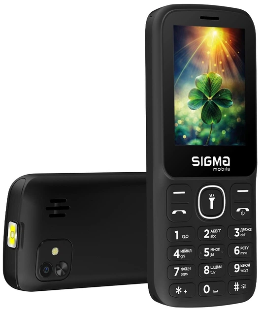 Мобильный телефон Sigma mobile X-style 242 LUCKY Black (4827798792919) - Фото 1 Мобильный телефон Sigma mobile X-style 242 LUCKY Black (4827798792919) - изображение 1