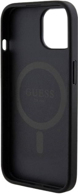 Комплект Guess Case 4G Metal Logo for iPhone 15 + Powerbank 5000mAh MagSafe Black (GUBPM5P15S4GEMGK) - зображення 3