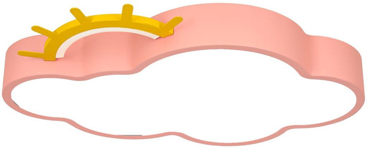 Lampa LED z pilotem Ikonka Lumela Chmurka różowa - obraz 2