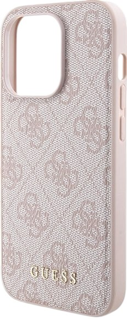 Комплект Guess Case 4G Metal Logo for iPhone 15 Pro Max + Powerbank 5000mAh MagSafe Pink (GUBPM5P15X4GEMGP) - зображення 3