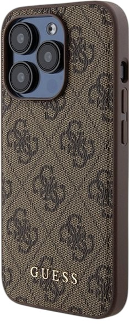 Комплект Guess Case 4G Metal Logo for iPhone 15 Pro Max + Powerbank 5000mAh MagSafe Brown (GUBPM5P15X4GEMGW) - зображення 2