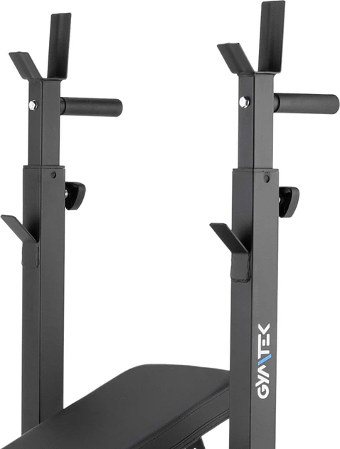 Скамья со стойками для тренировок со штангой Gymtek XL700 складная - Фото 12 Скамья со стойками для тренировок со штангой Gymtek XL700 складная - изображение 12