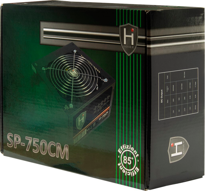 Блок живлення Inter-Tech HiPower SP-750CM 750 Вт (88882194) - зображення 5