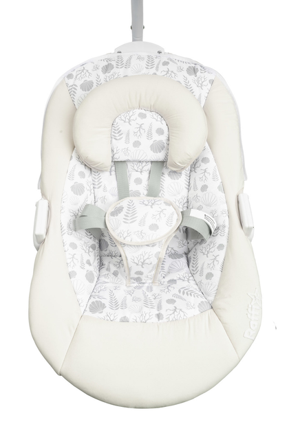 Гойдалка електрична Caretero Raffi Світло-сіра (5903076320568) - зображення 13