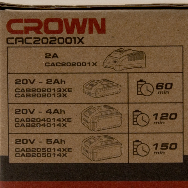 Зарядное устройство CROWN CAC202001X - Фото 4 Зарядное устройство CROWN CAC202001X - изображение 4