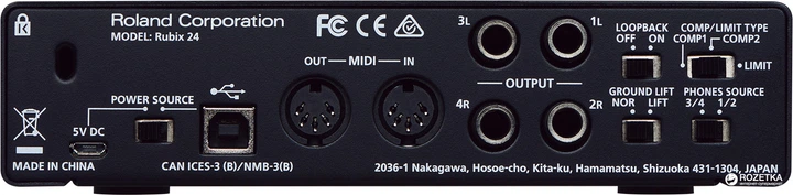 Аудіоінтерфейс Roland Rubix24 – фото, відгуки, характеристики в