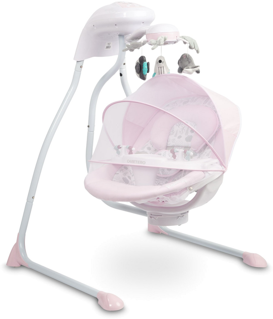 Гойдалка електрична Caretero Raffi Рожева (5903076307828) - зображення 3