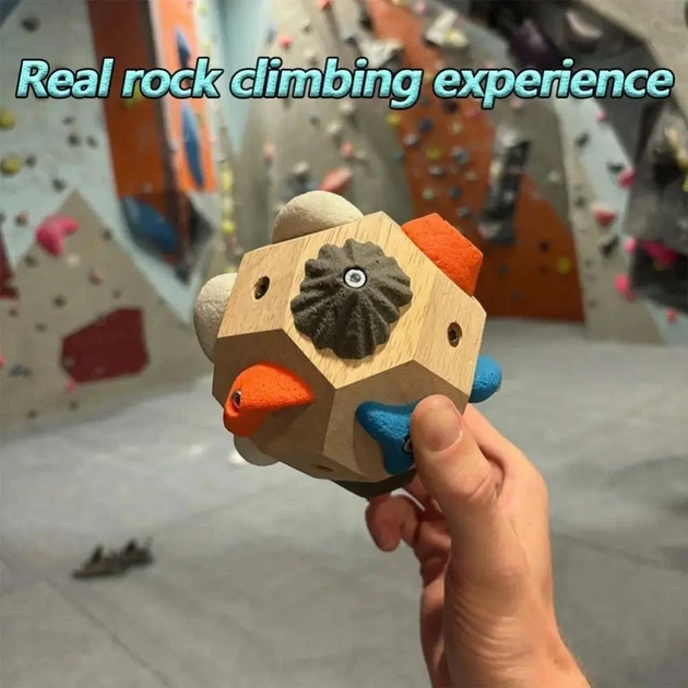Мячик BauTech для тренировки силы пальцев Boulder Block с разными зацепами 11х11x11 см Разноцветный (1016-408-00) - Фото 5 Мячик BauTech для тренировки силы пальцев Boulder Block с разными зацепами 11х11x11 см Разноцветный (1016-408-00) - изображение 5