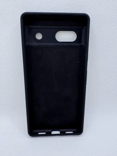 Чехол накладка Silicone Cover Full для Google Pixel 7A Черный - изображение 3