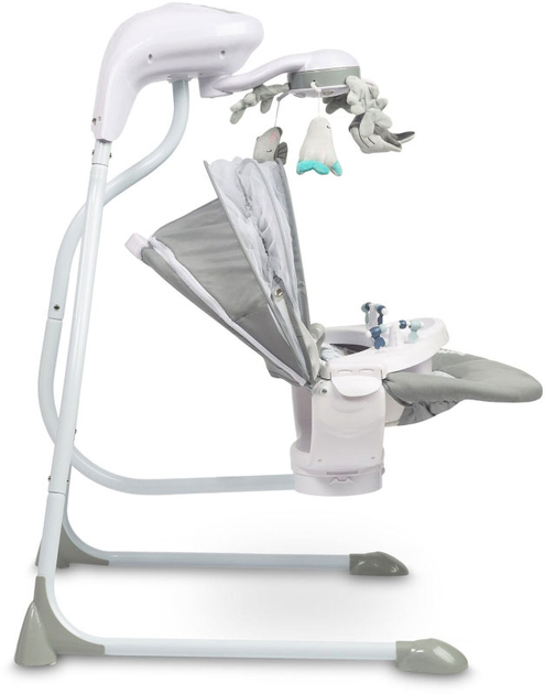 Гойдалка електрична Caretero Raffi Графітова (5903076320575) - зображення 7