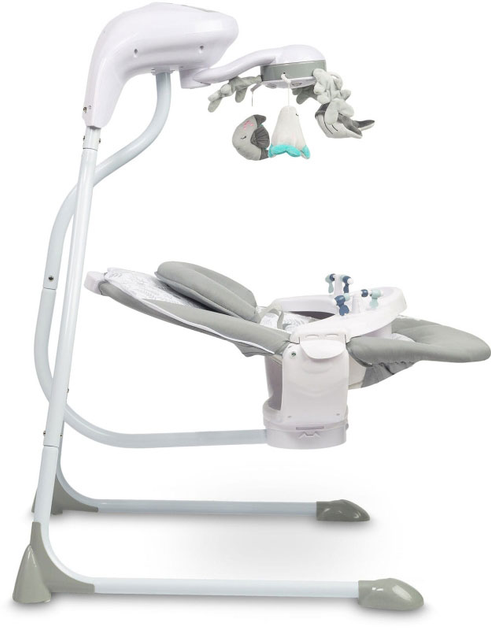 Гойдалка електрична Caretero Raffi Графітова (5903076320575) - зображення 9