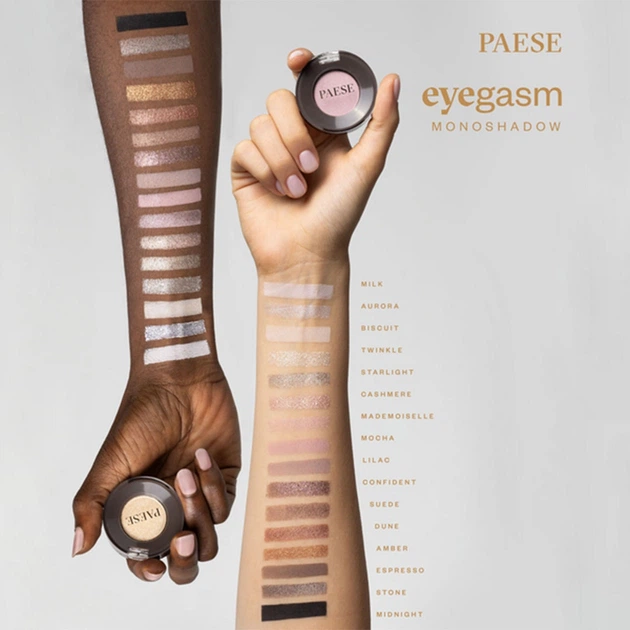 Тени для век Paese Eyegasm Satin Finish 07 Mademoiselle 1.5 г (5902627625855) - Фото 5 Тени для век Paese Eyegasm Satin Finish 07 Mademoiselle 1.5 г (5902627625855) - изображение 5