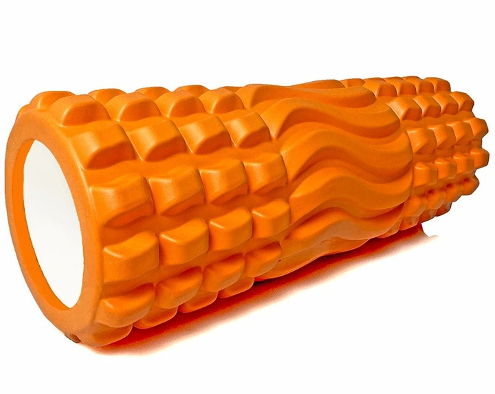 Массажный ролик EasyFit EF-2060-Or, EVA-пена, оранжевый, 33×11 см - для йоги, фитнеса, реабилитации - Фото 2 Массажный ролик EasyFit EF-2060-Or, EVA-пена, оранжевый, 33×11 см - для йоги, фитнеса, реабилитации - изображение 2