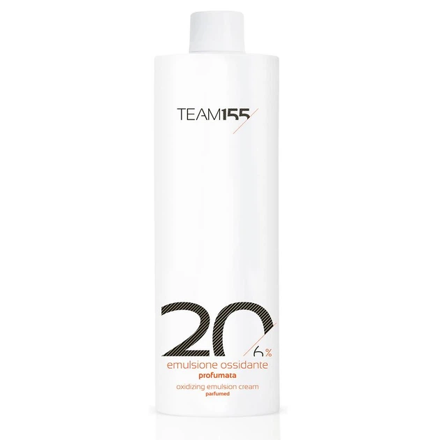 Окислительная эмульсия TEAM 155 Oxydant Emulsion 6% (20 Vol.) для окрашивания волос, 1000 мл - Фото 1 Окислительная эмульсия TEAM 155 Oxydant Emulsion 6% (20 Vol.) для окрашивания волос, 1000 мл - изображение 1