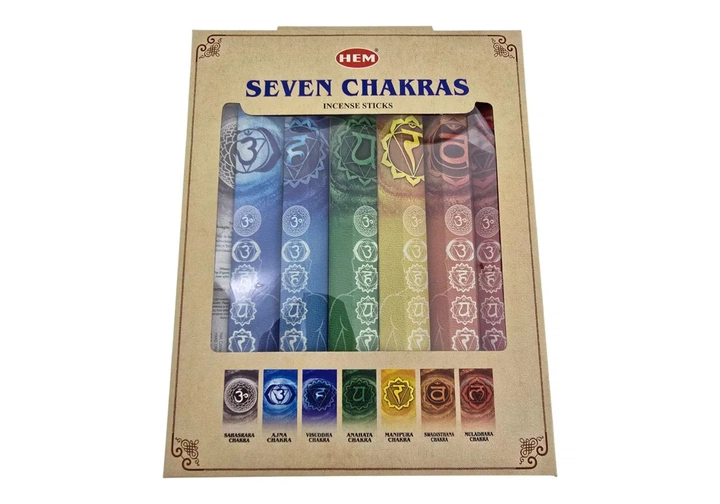 Аромапалочки (набор) 7 Chakras от HEM шестигранники 7 в 1 - Фото 2 Аромапалочки (набор) 7 Chakras от HEM шестигранники 7 в 1 - изображение 2