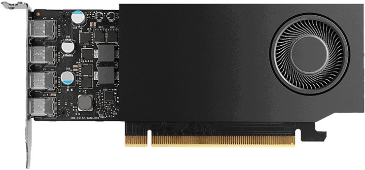 Відеокарта PNY PCI-Ex NVIDIA RTX A1000 Power Limited 8GB GDDR6 (128 bit) (4 x miniDisplayPort) (VCNRTXA1000-PL) - зображення 1