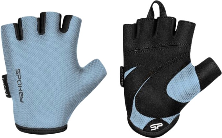 Rękawiczki fitness Spokey LADY FIT L Czarno - Niebieskie 943728 (5905339437280) - obraz 1