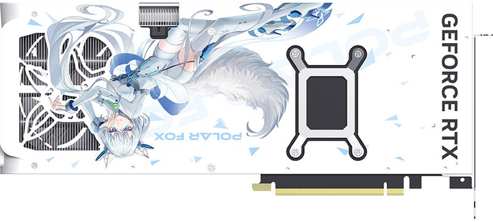 Karta graficzna Manli PCI-Ex GeForce RTX 5070 Ti Polar Fox OC 16GB GDDR7 (256bit) (2482/28000) (HDMI, 3 x DisplayPort) (N765507TIM36440) - obraz 3