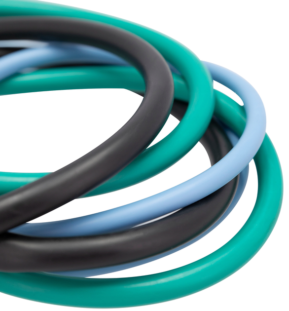 Експандер для фітнесу Spokey BACKER 6.5, 11.5, 15.5 кг 120 см 943267 (5905339432674) - зображення 5