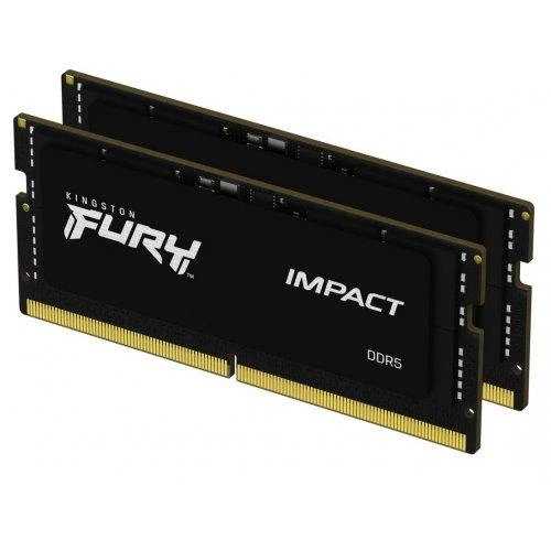 Модуль памяти Kingston Fury DDR5 16GB (2x8) SO-DIMM 4800 MHz Impact (KF548S38IBK2-16) - Фото 2 Модуль памяти Kingston Fury DDR5 16GB (2x8) SO-DIMM 4800 MHz Impact (KF548S38IBK2-16) - изображение 2