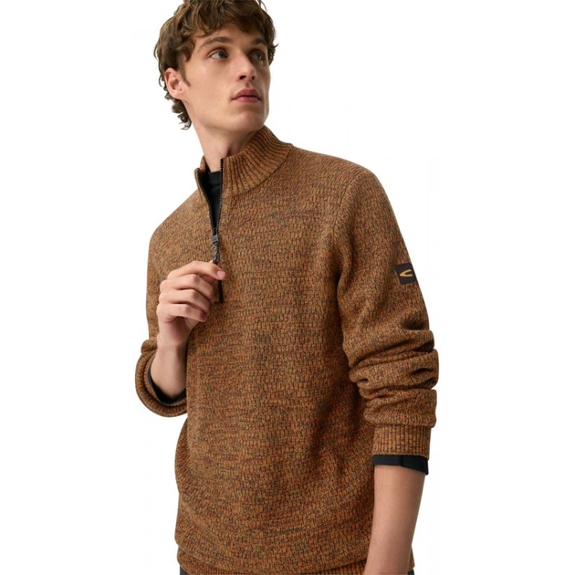 Светр knitted Troyer Camel Active 409530-6K06-55 50(M) Коричневий (4063366119546) - изображение 4