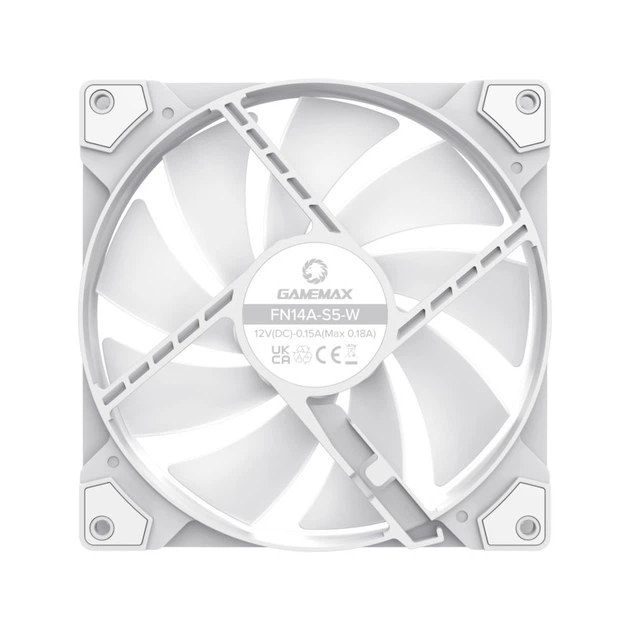 Вентилятор GameMax FN14A-S5-W White - изображение 7