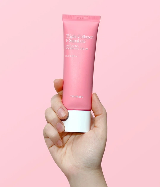 Антивіковий крем для обличчя Trimay Triple Collagen P.Squalane живильний 50 мл (8809822540761) - зображення 6