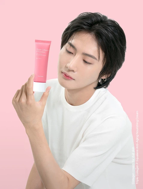 Антивіковий крем для обличчя Trimay Triple Collagen P.Squalane живильний 50 мл (8809822540761) - зображення 7