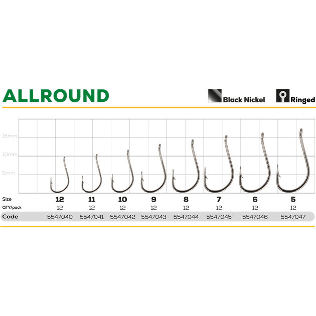 Крючок GC Allround №12 (12шт) - изображение 2