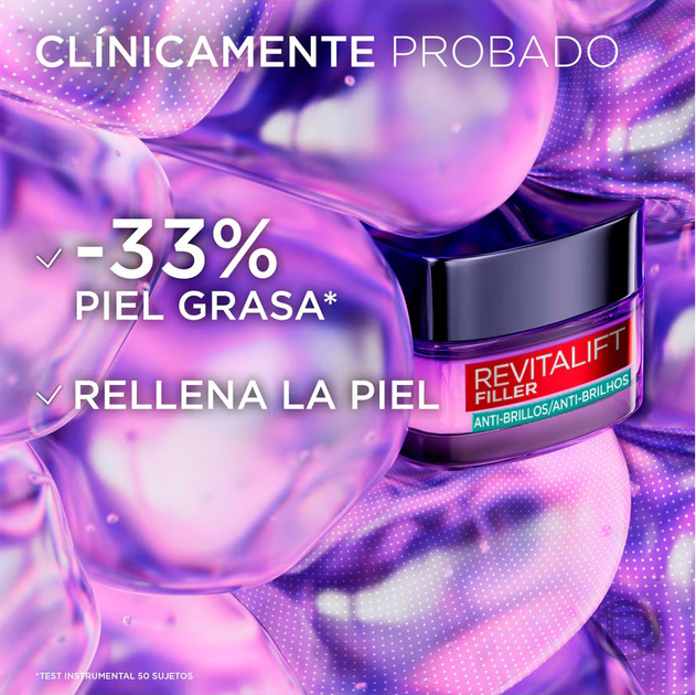 Крем для обличчя L'Oréal Paris Revitalift Filler гелевий з гіалуроновою кислотою 50 мл (3600524213794) - зображення 3