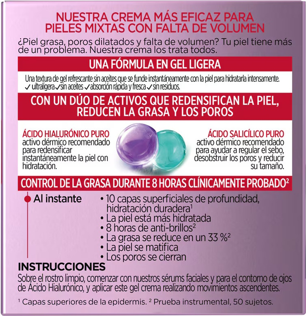 Крем для обличчя L'Oréal Paris Revitalift Filler гелевий з гіалуроновою кислотою 50 мл (3600524213794) - зображення 9