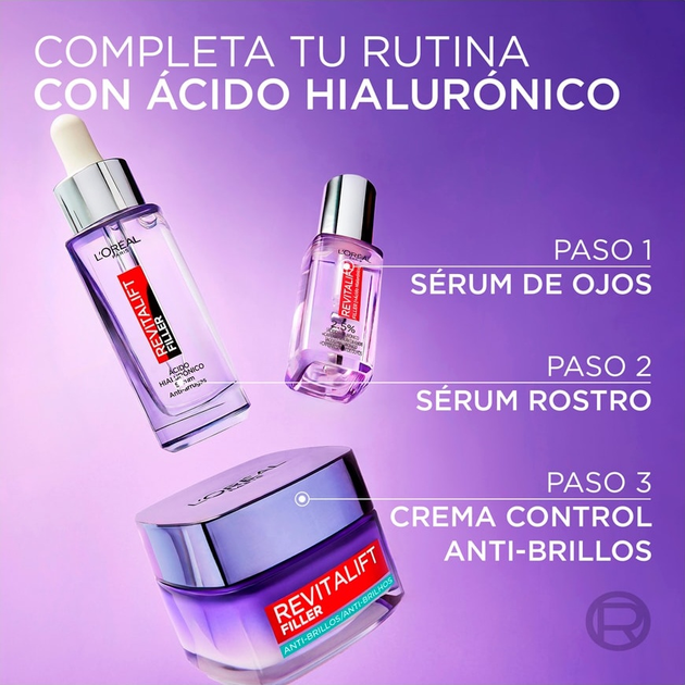 Крем для обличчя L'Oréal Paris Revitalift Filler гелевий з гіалуроновою кислотою 50 мл (3600524213794) - зображення 11