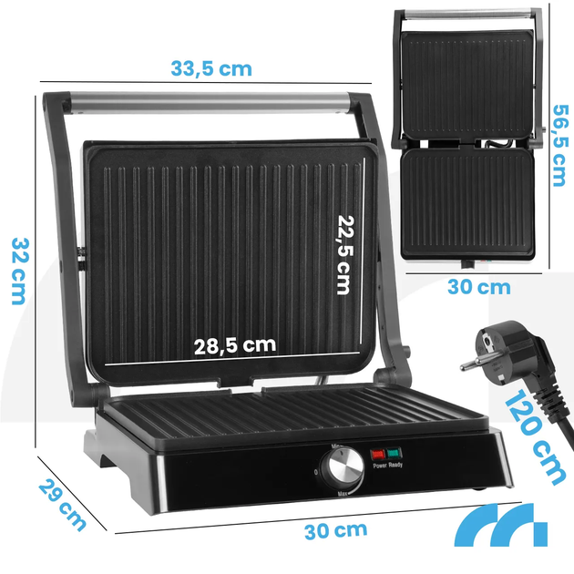 Электрический гриль для панини Maltec SM3000W - изображение 2