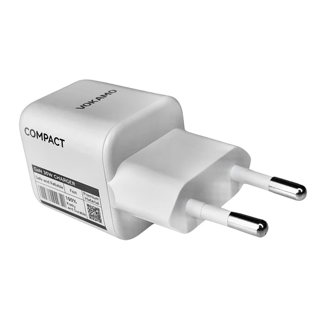 Зарядний пристрій Type-C Spow mini GaN 30W VOKAMO - зображення 6