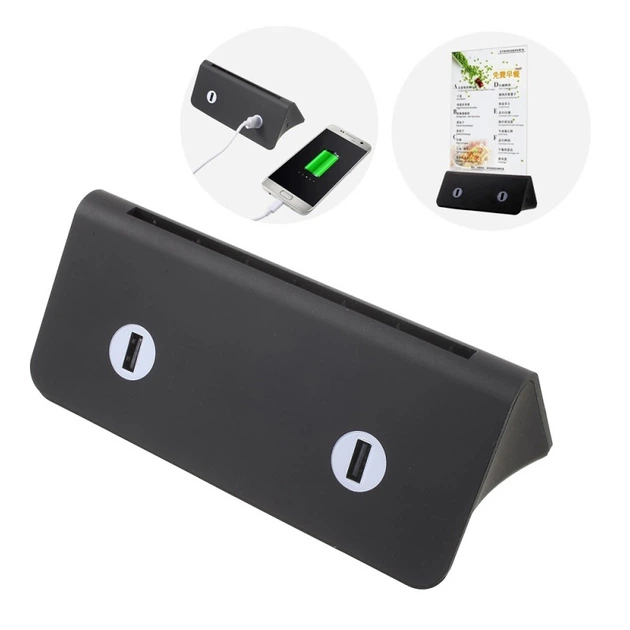 Меню-холдер повербанк UFT PS100 6000 mAh для ресторанов и кафе с 4 USB портами - изображение 3