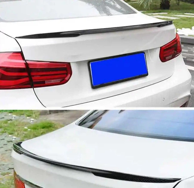 Спойлер AD_Plastik BMW 3 Series F30 M3 F80 M Performance Style чорний глянсовий (В-76) - зображення 7