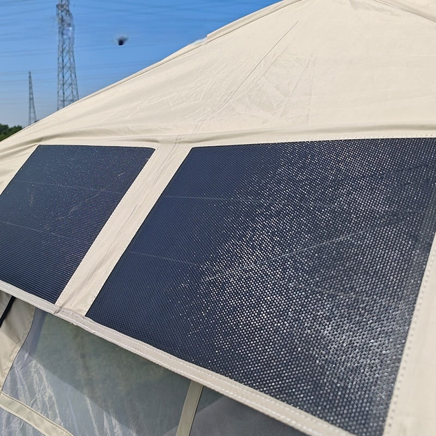 Намет Platinet сонячний самонадувний 52 Вт 2000 мАг (PCITS200) - зображення 7