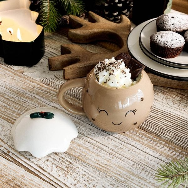 Кружка Homla Pimko у формі жолудя з кришкою 0.4 л (5904183873138) - зображення 5