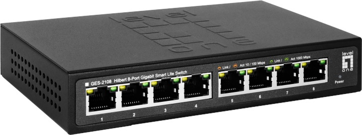 Przełącznik LevelOne GES-2108 - obraz 2